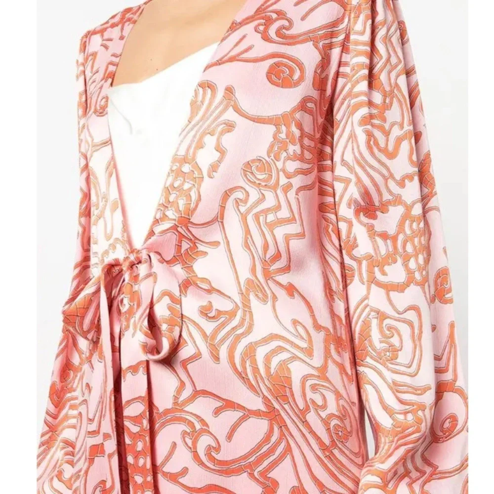 Alexis Setti Longline Kaftan Robe XS - Picture 5 of 8